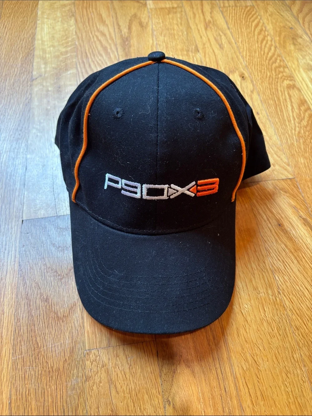 P90X3 Black & Orange Baseball Cap